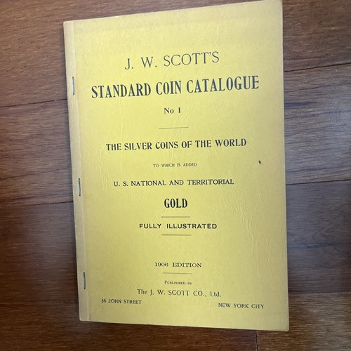 Scott s standard coin - j.w., scott's