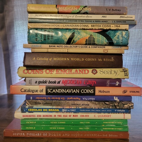 Numismatic reference book lot - reference,