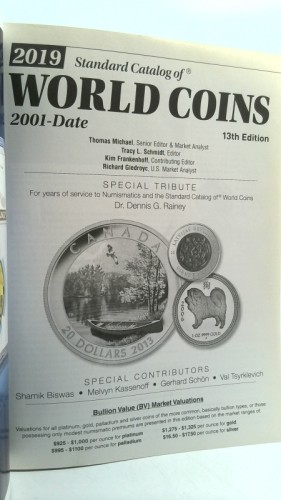 2019 standard catalog world - catalog, of