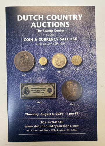 Dutch country auctions coin - country,