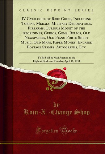 Catalogue rare coins - catalogue,